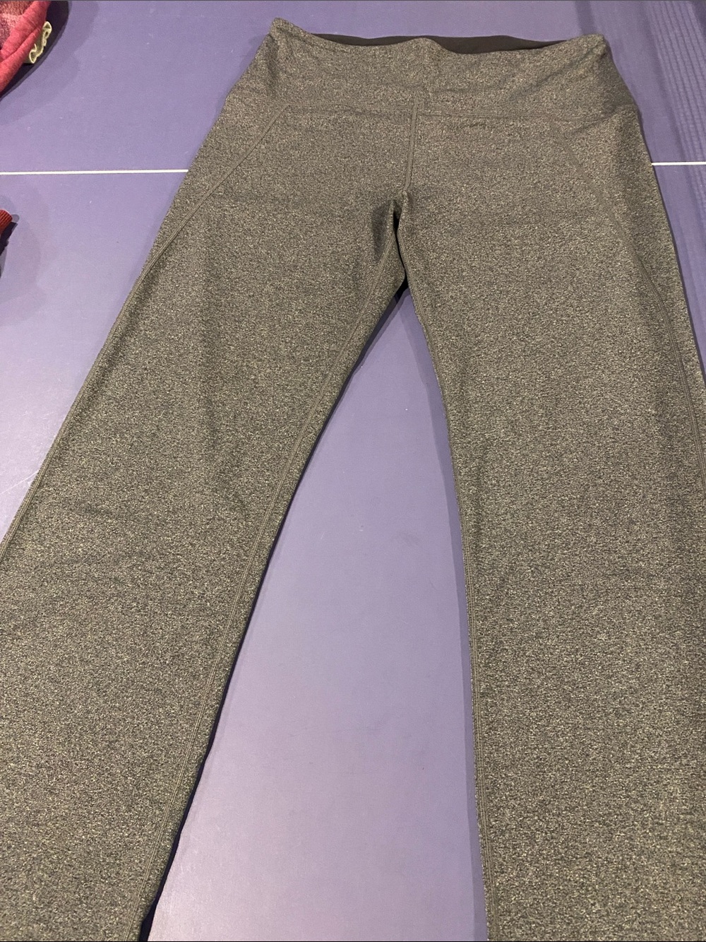 Women’s Gray High-Waist Yoga Leggings
